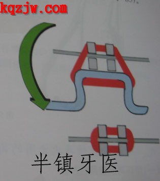 自制正畸工具快速固定橡皮圈在托槽上